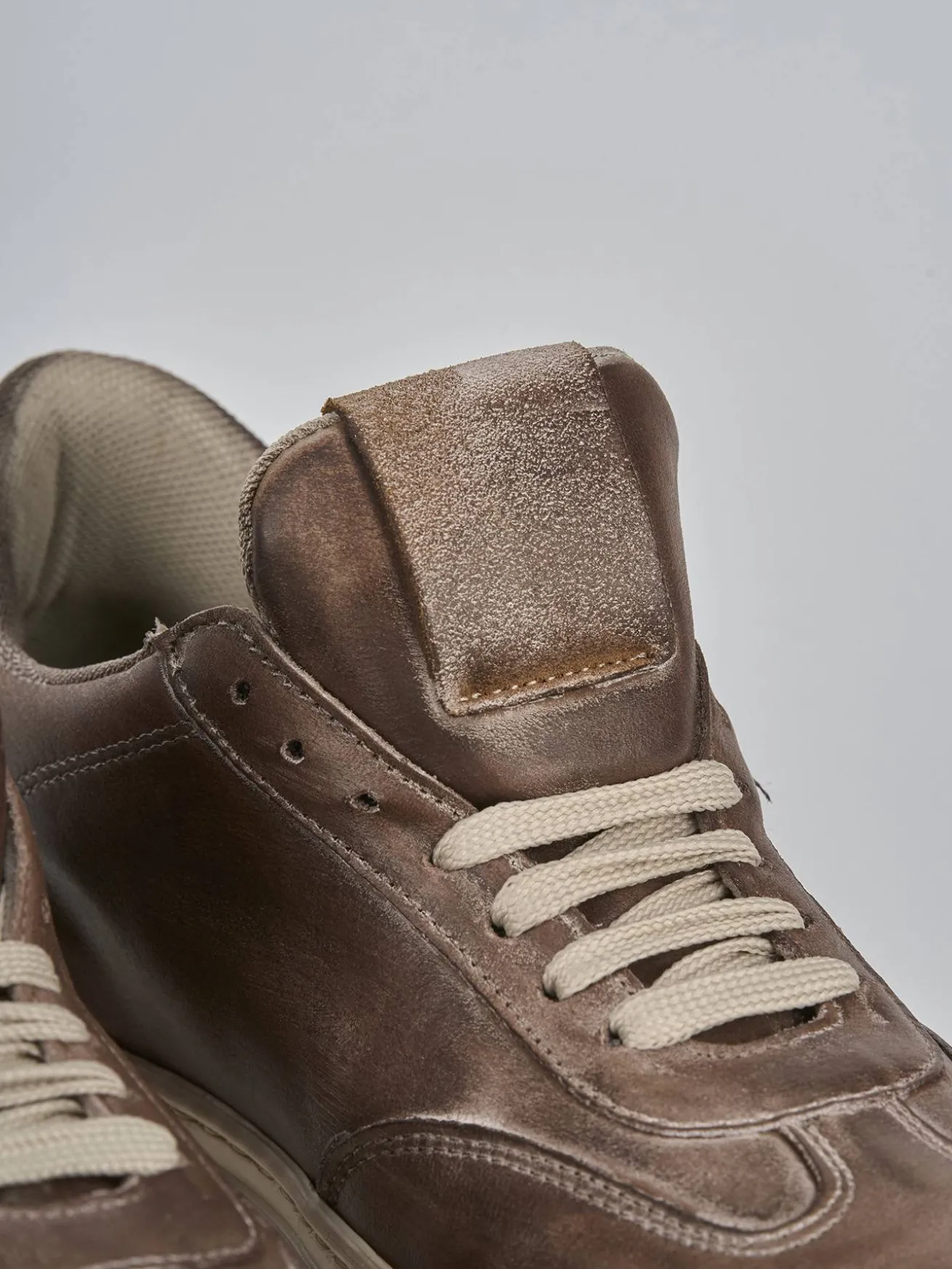 Sneakers pelle marrone