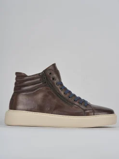 Sneakers pelle marrone