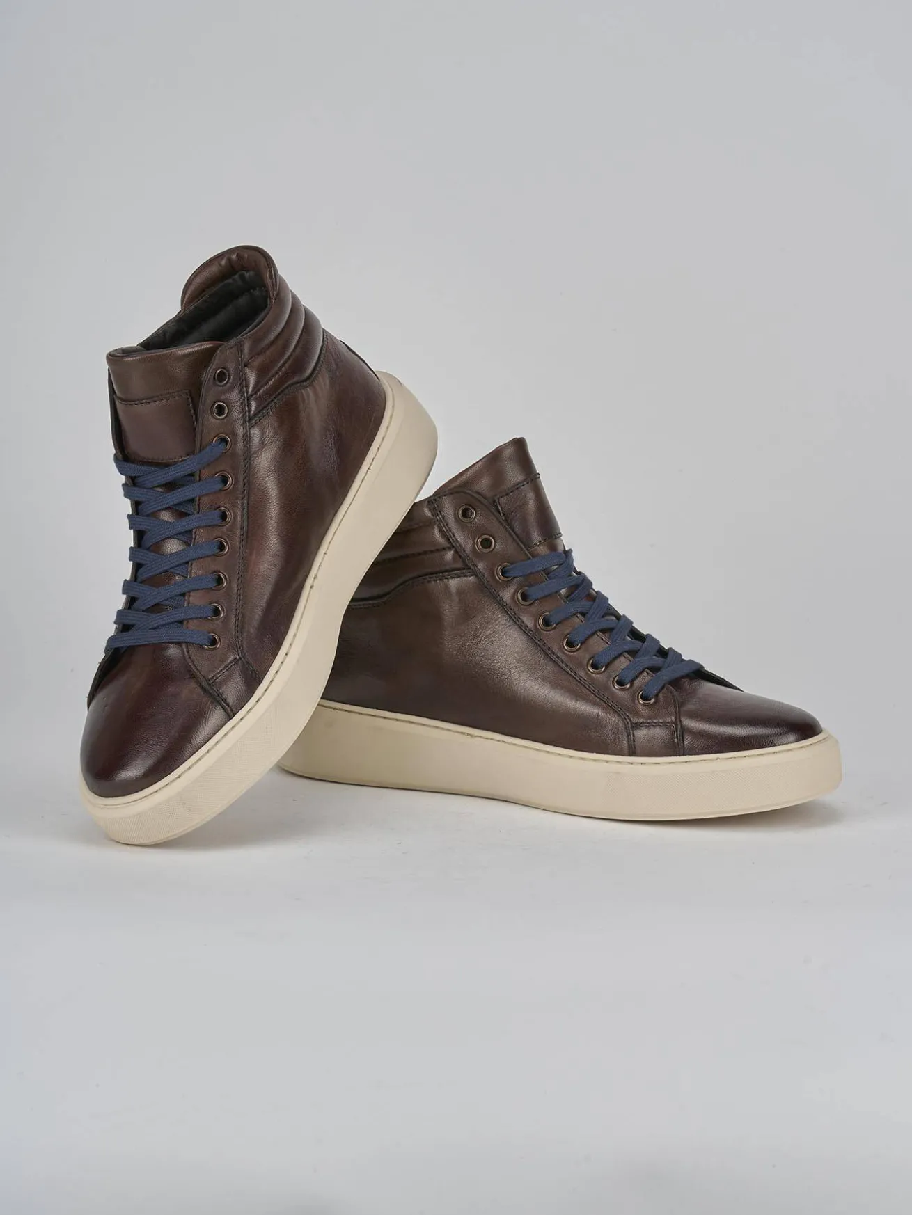 Sneakers pelle marrone