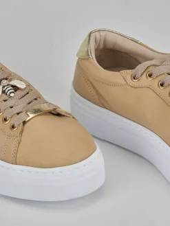 Sneakers pelle marrone