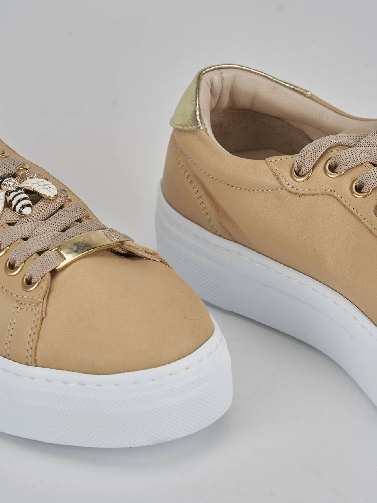 Sneakers pelle marrone