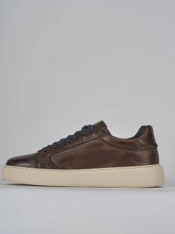 Sneakers pelle marrone