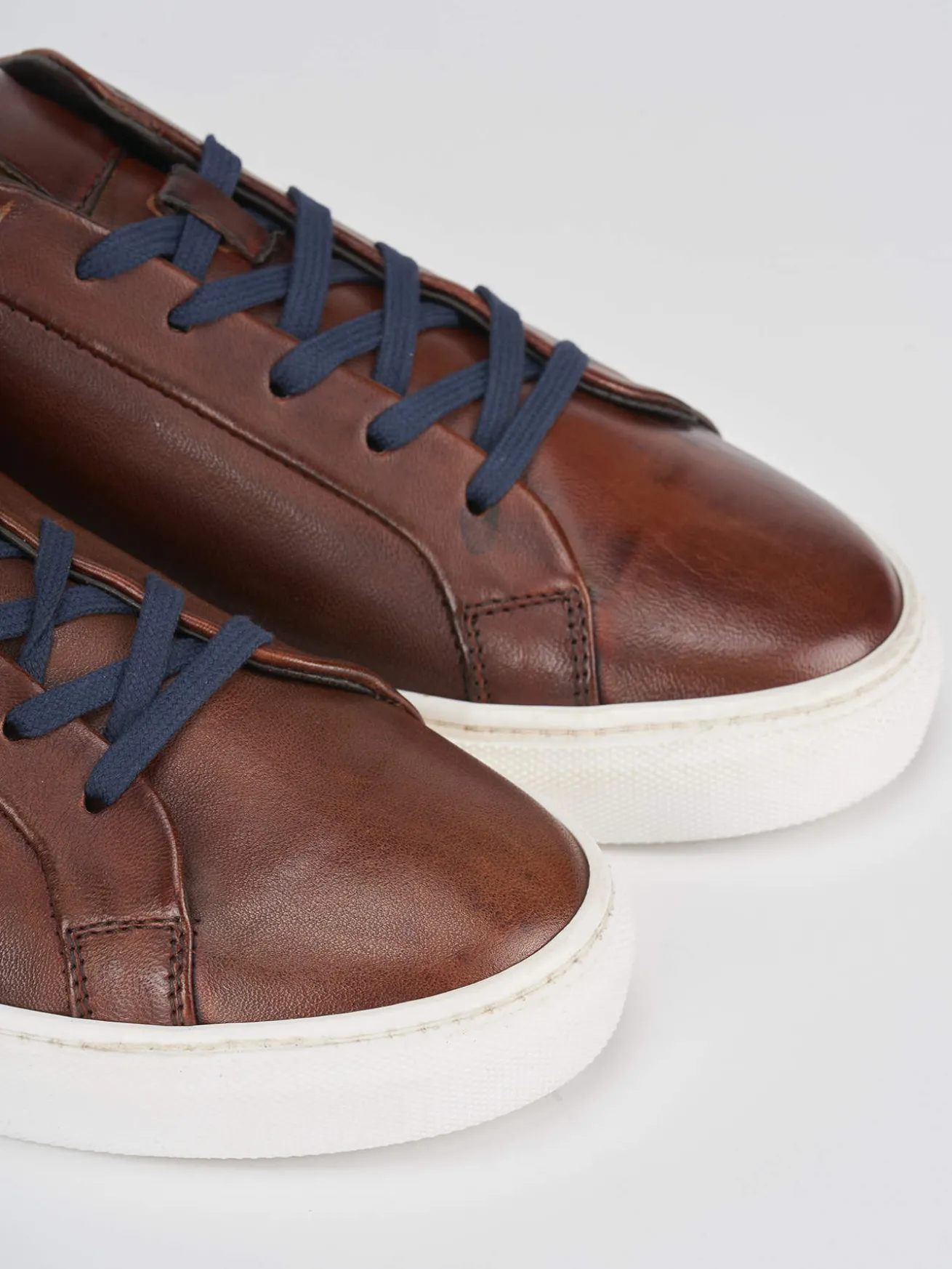 Sneakers pelle marrone