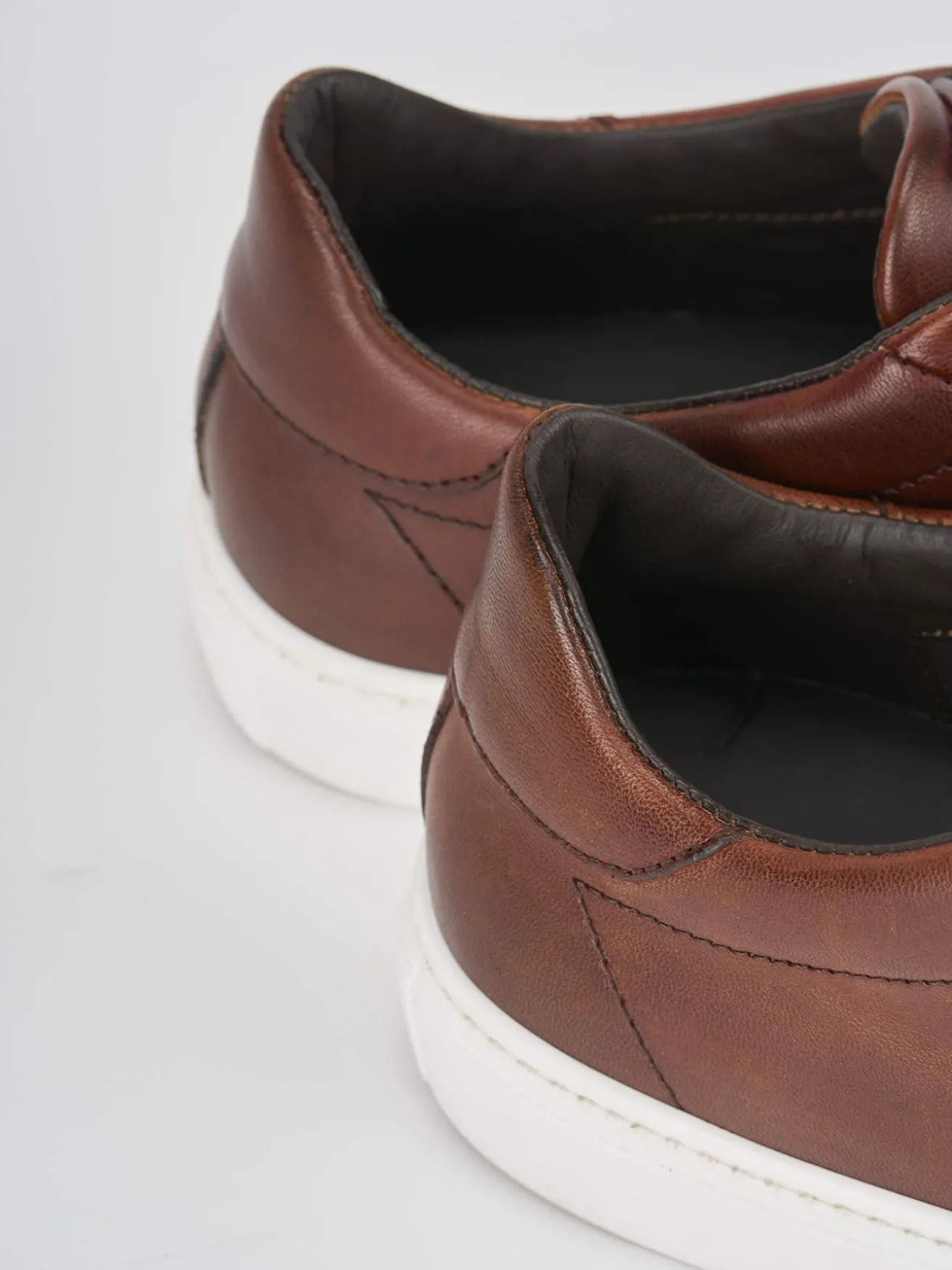 Sneakers pelle marrone