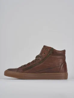 Sneakers pelle marrone