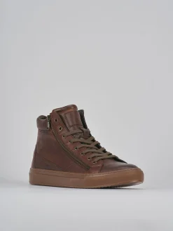 Sneakers pelle marrone