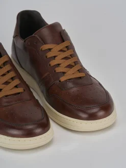 Sneakers pelle marrone