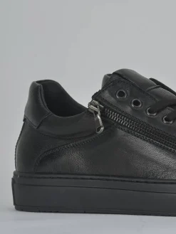 Sneakers pelle nero