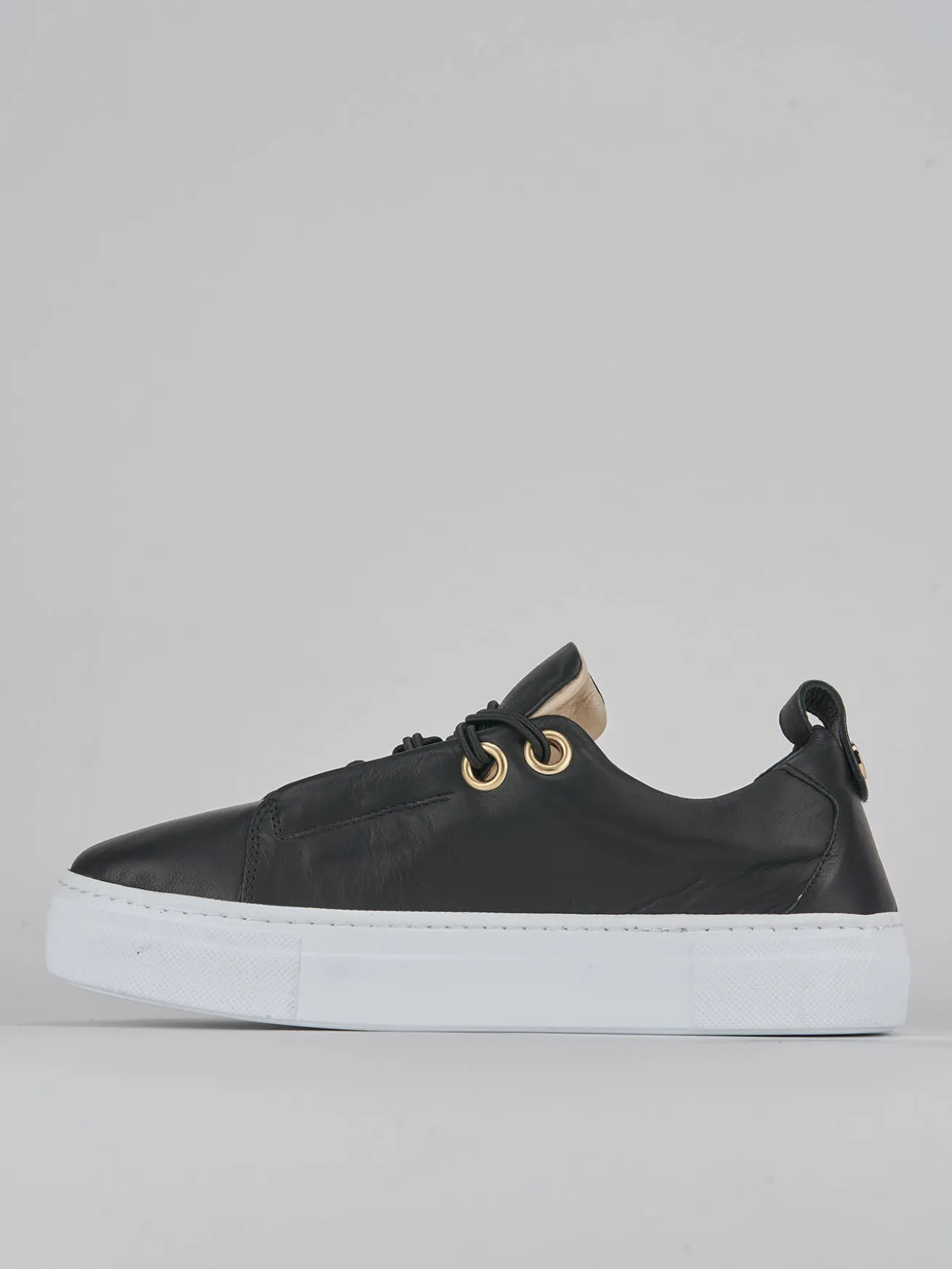 Sneakers pelle nero