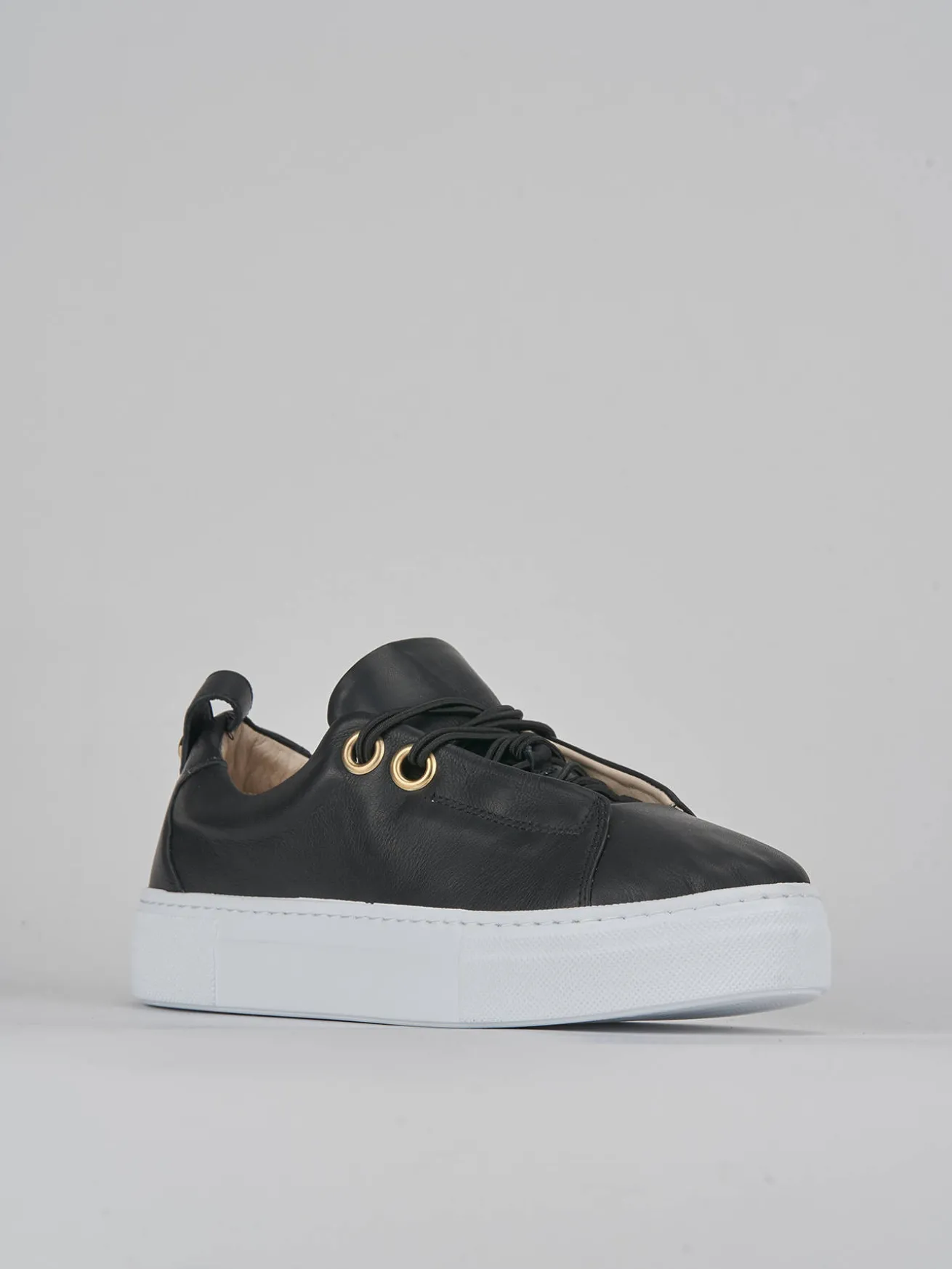 Sneakers pelle nero