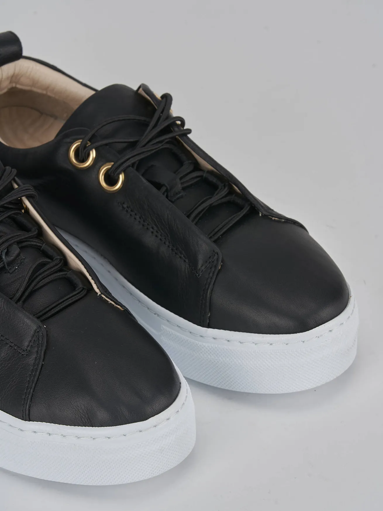 Sneakers pelle nero