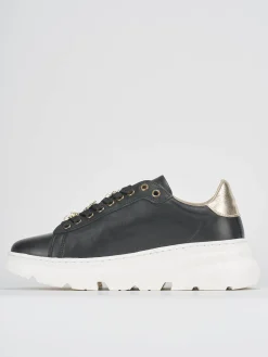 Sneakers pelle nero