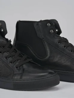 Sneakers pelle nero