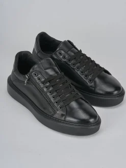 Sneakers pelle nero