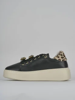 Sneakers pelle nero