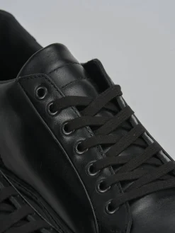Sneakers pelle nero