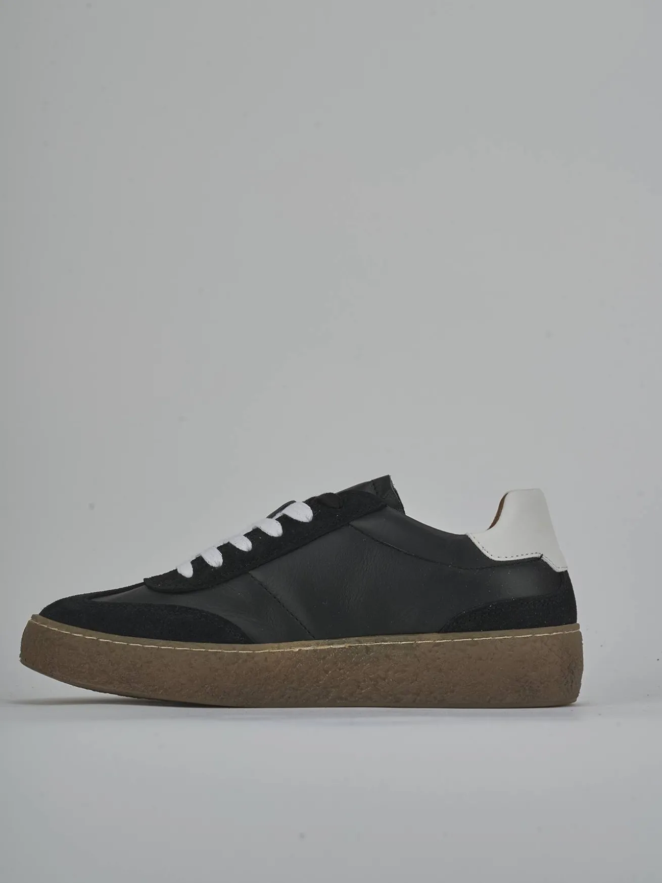 Sneakers pelle nero