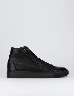 Sneakers pelle nero
