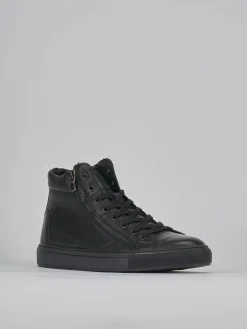 Sneakers pelle nero