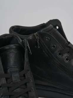 Sneakers pelle nero