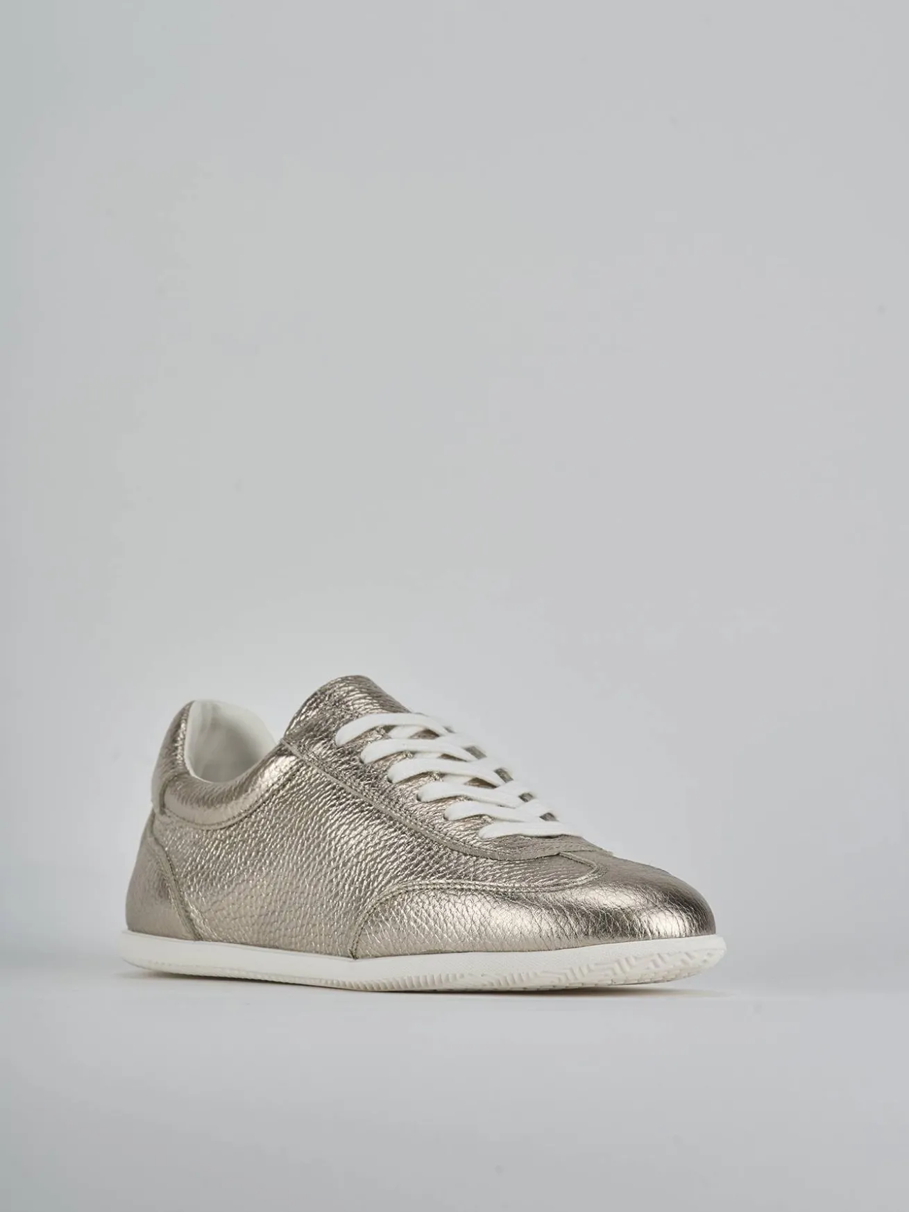 Sneakers pelle oro