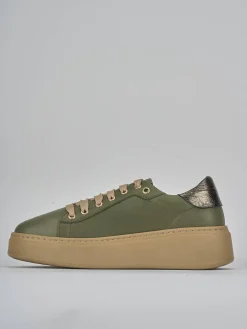 Sneakers pelle verde
