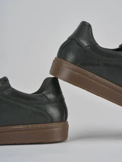 Sneakers pelle verde