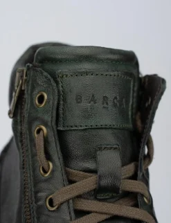 Sneakers pelle verde