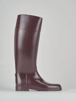 Stivale tacco 2 cm bordo' gomma