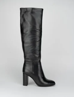 Stivale tacco 9 cm nero