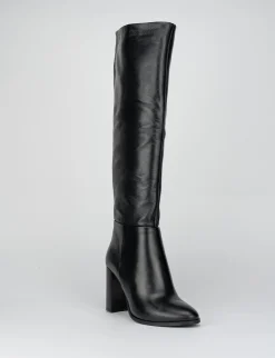 Stivale tacco 9 cm nero