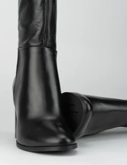 Stivale tacco 9 cm nero