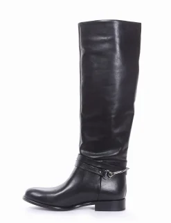 stivale tacco 2 cm nero