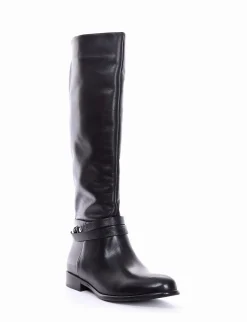 stivale tacco 2 cm nero