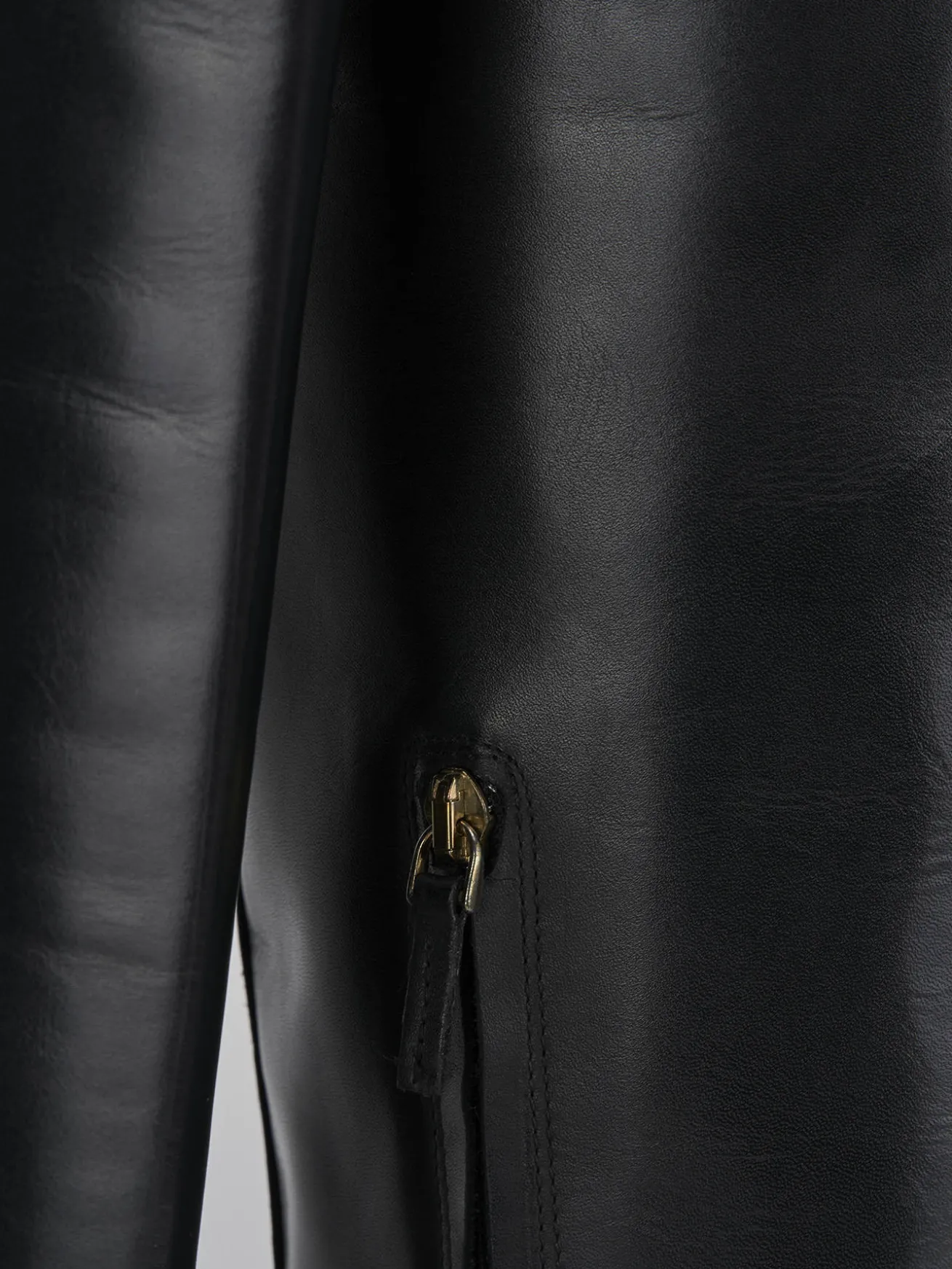 Stivale tacco 3 cm nero pelle