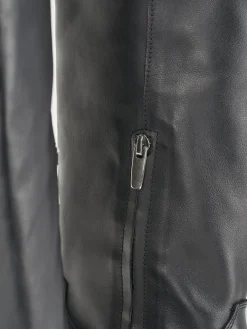 Stivale texano tacco 4 cm nero pelle