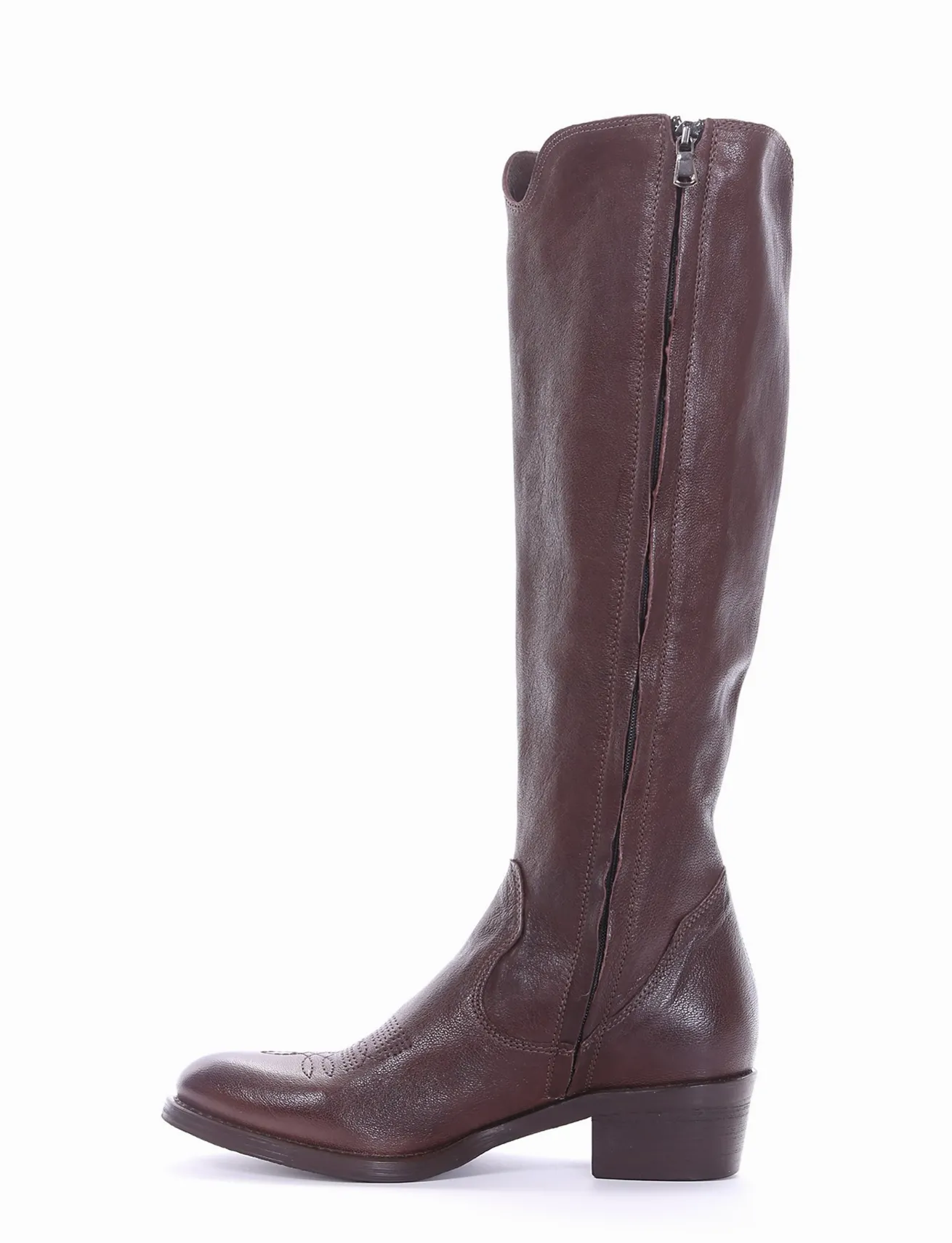 stivale texano tacco 3 cm testa