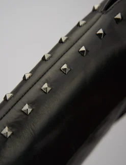 Stivale zeoppa interna 3 cm nero pelle