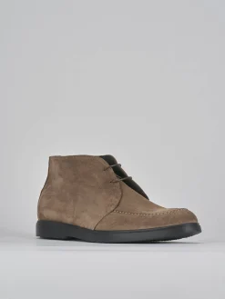 Stivaletti camoscio beige