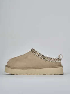 Stivaletti camoscio beige