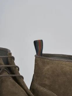 Stivaletti camoscio beige