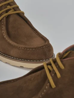 Stivaletti camoscio beige