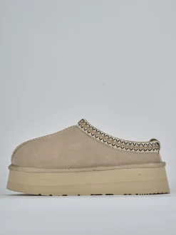 Stivaletti camoscio beige