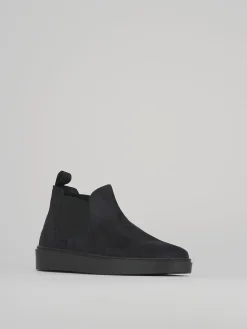 Stivaletti camoscio blu