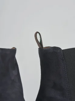 Stivaletti camoscio blu