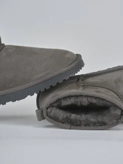 Stivaletti camoscio grigio