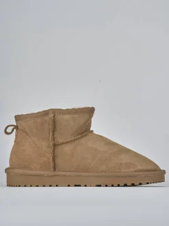 Stivaletti camoscio marrone