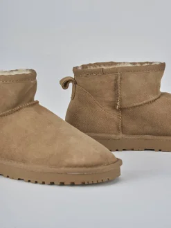 Stivaletti camoscio marrone