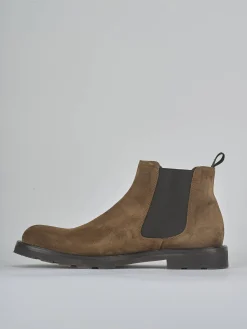 Stivaletti camoscio marrone