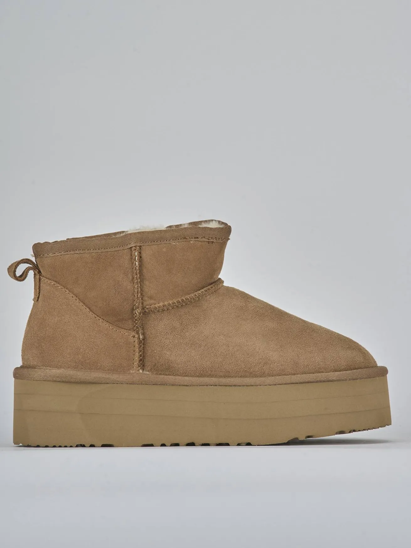 Stivaletti camoscio marrone